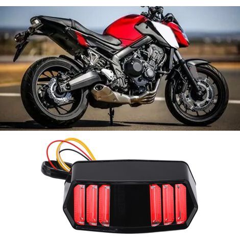 42W LED motorcycle taillight with turn signal and stop signal, for CB650F CB650R CBR650F CTX700N DCT ABS Grom 125 (1/5)