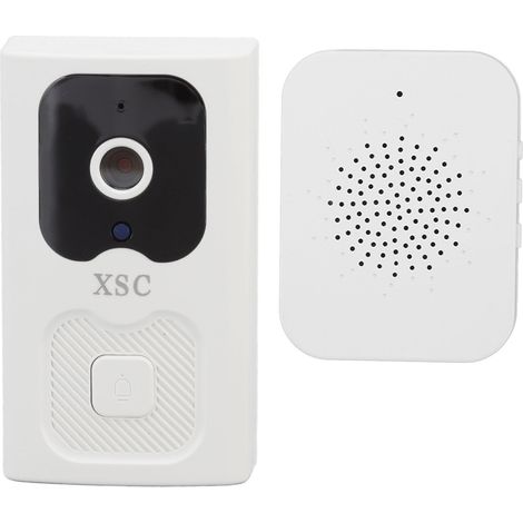 Sonnette Vidéo WiFi Intelligente avec Détecteur de Mouvement PIR et Caméra de Sécurité pour Maison (1/5)