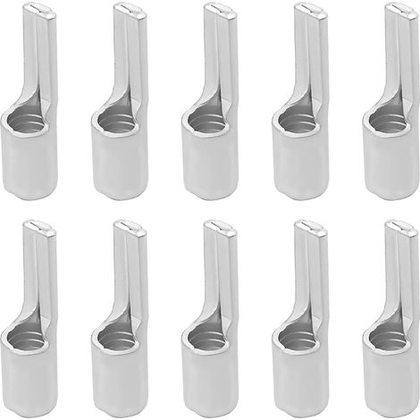 Lot de 25pcs Cosses Plates Non Isolées en Cuivre Pur étamé Connecteur à Aiguille Nue pour Tube en Cuivre Cosses Plates Câble de 25mm² (1/5)
