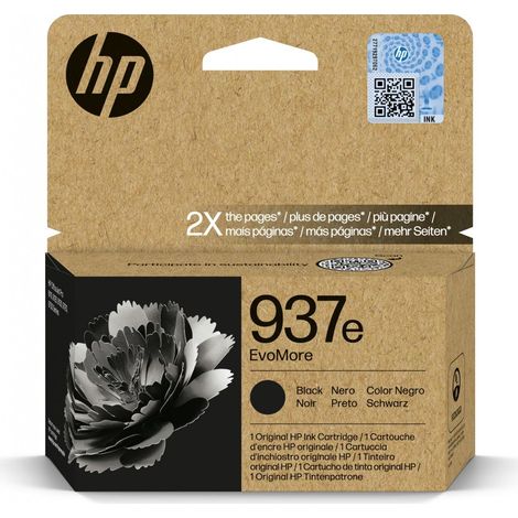HP 937E EVOMORE BLACK INK