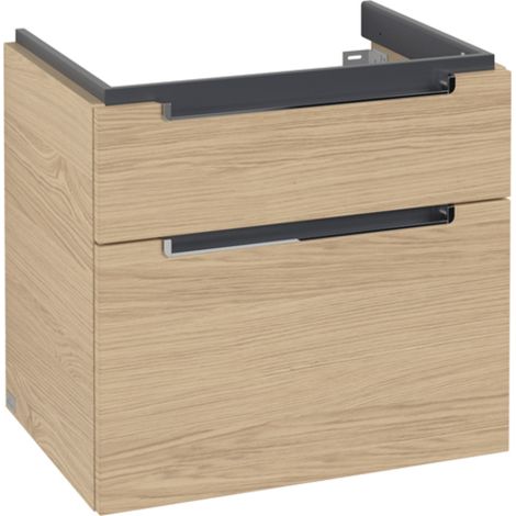 Villeroy & Boch Subway 2.0 meuble sous lavabo, 2 tiroirs, lavabo (1/2)