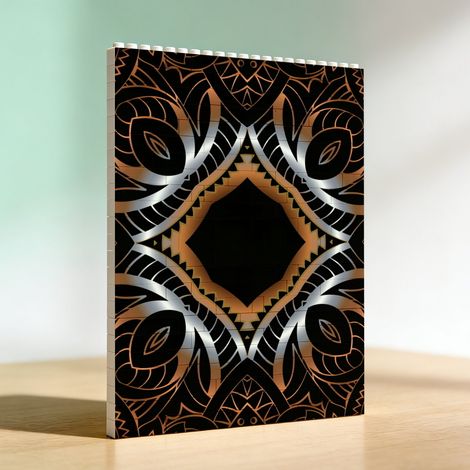 Kit cadre à construire en briques, cadeaux romantiques pour anniversaire (1/5)