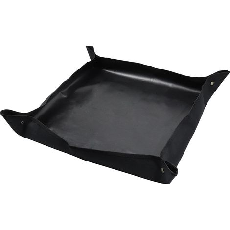 Tapis de Rempotage Imperméable, 75x75 cm Tapis de Jardinage, Tapis de Plantation en Matériau PE Noir, Tapis Jardin Pliable,Semis (1/5)