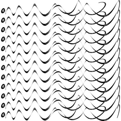 12 Pièces Guirlandes Spirales Métalliques pour Décoration de Plafond Anniversaire Mariage (1/5)