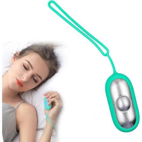 Appareil d'aide au Sommeil Chargement USB Instrument de Sommeil à impulsions électroniques à Micro-Courant pour améliorer Le soulagement du Stress du Sommeil Sommeil Rapide(Vert) (1/5)