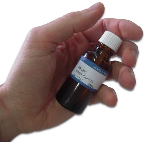 Euromex Aceite de inmersión 25 ml para microscopio