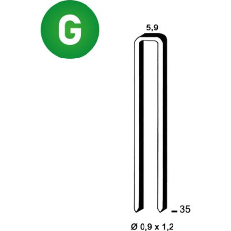 Agrafes ES-35 galva