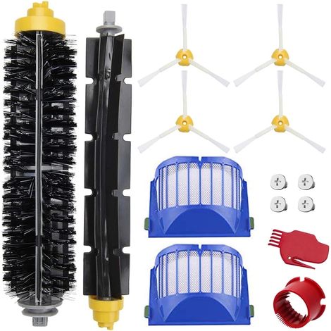 Ensemble de neuf pièces pour les accessoires des séries iRobot Roomba 600, 694, 692, 650, 660 et 651. (1/3)