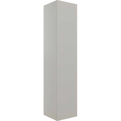 Signature Umea Wall Hung 1-Door Tall Unit 350mm Wide - Matt Latte (1/3)