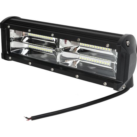 Barre LED 12-80V DC IP67 étanche 6000K pour véhicules tout-terrain 4x4 UTV ATV SUV camion moto bus (1/5)