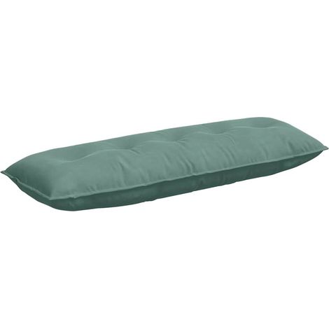 Coussin de Dos Vert Mer 140 x 50 cm Tissu en velours côtelé (1/5)