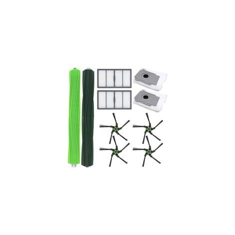 VURAHOME - Adapté à Kit d'accessoires pour aspirateur iRobot Roomba s9 (9150) s9+ s9 Plus (9550) série s, les pièces de rechange comprennent 2 filtres, 2 sacs, 2 brosses à rouleau en caoutchouc, 4 bro (1/5)