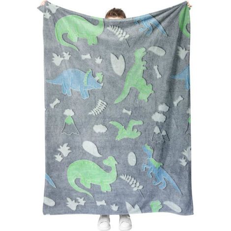 Couverture enfant confortable, douce et moelleuse, phosphorescente, lits et canapés des filles et des garçons. (130 x 150 cm) (1/4)