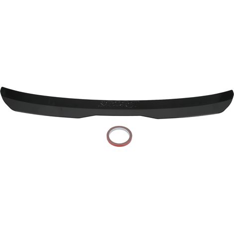 Modification de voiture : Aileron arrière Maxton MK1 Mk2 Mk3 (2000-2022), petit aileron de toit arrière, universel, noir brillant, pour Volkswagen Seat Leon Maxton MK1 Mk2 Mk3 (hayon). (1/5)