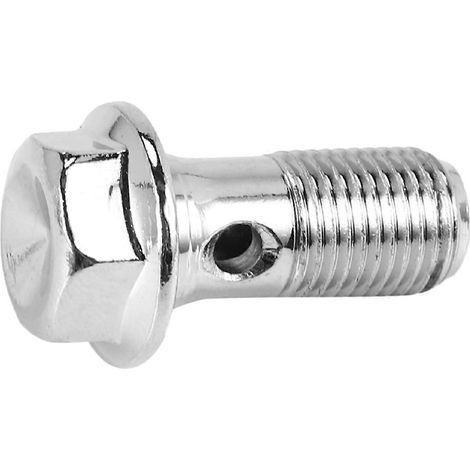 2x Motorradbremsschrauben aus Edelstahl M10 x 1,0 mm, Bremssattel-Hauptbremszylinder, Silber (1/5)