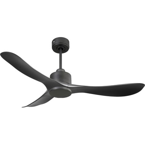 Ventilatore da soffitto Reversibile Termostato Wifi Motore CC Tetti inclinati Telecomando Hypersilence Memoria PURLINE TiomanD132C0365189