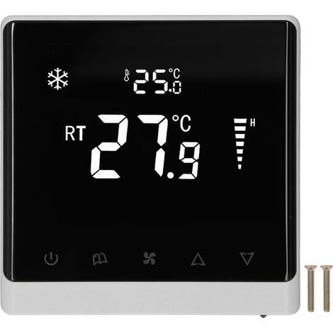 Thermostat für Klimaanlagenlüfter, Touchpanel für den Heimgebrauch, Temperaturregler, bürstenloser Gleichstrommotor, 180 bis 260 V (1/5)