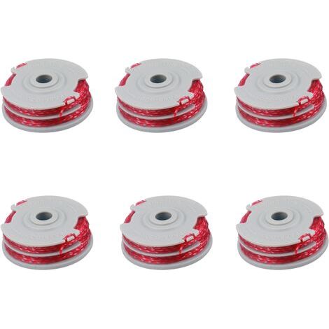 Bobine de fil de rechange FLY021 pour débroussailleuse, 1,5 mm, double alimentation automatique, compatible avec les modèles Contour Mini Trim, Multi Trim, Power Trim et Revolution, lot de 6. (1/5)