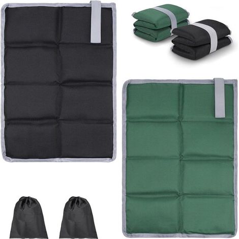 Outdoor Sitzkissen, Thermositzkissen, 2 teilig, faltbar, wasserdicht, Oxford Gewebe mit 2 Aufbewahrungstaschen, für Outdoor, Spielplatz, Camping, (1/5)