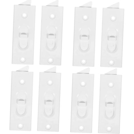 4paires Loquets De Fenêtre à Ressort Pour Fenêtres Coulissantes Accessoires De Sécurité De Mouvement (1/5)