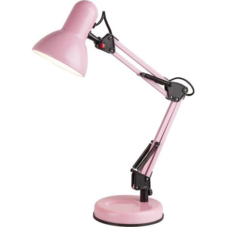 Lampe de bureau rose pour filles E27 Samson 4179 Rabalux (1/4)