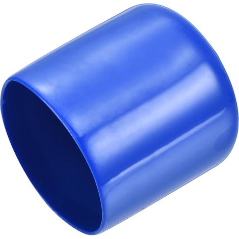 4Pcs Embouts en Caoutchouc 40mm de Diamètre Intérieur Capuchon Rond en Vinyle pour Vis, Protection de Pieds de Meuble, Tube, Bleu (1/4)