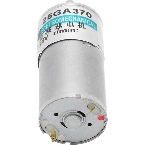 Moteur à engrenages DC 24V XD-25GA370, micro motoréducteur à aimant permanent, basse vitesse 500 tr/min, sens horaire/antihoraire, contrôle sport, boîte de vitesses compacte (1/5)