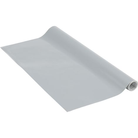 Venilia Pellicola adesiva Greenline, Grigio argento Grigio, 67,5cm x 2m, Spessore 95μ, Pellicola autoadesiva per mobili o cucina, carta da parati, PVC senza ftalati, Prodotto in UE (1/5)