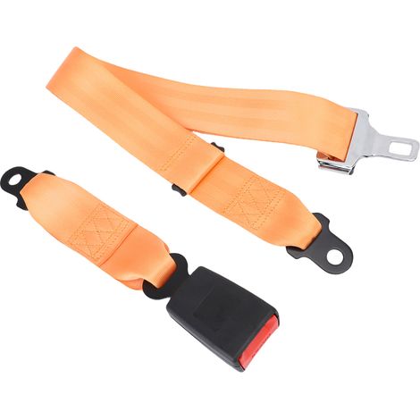 Ceinture de sécurité universelle pour chariot élévateur 132 cm réglable manuellement, sangle pour tracteur, buggy, charrette, engins de chantier, jardinage et matériel agricole (1/5)