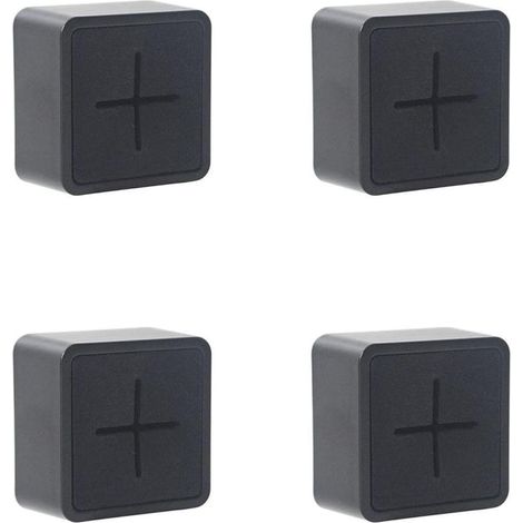 Lot de 4 Porte-Serviettes Adhésifs – Fixation Sans Perçage pour Portes et Murs. Matière ABS Résistante, Compatible Salle de Bain & Cuisine. Support Réutilisable pour Particuliers/Professionnels (1/5)