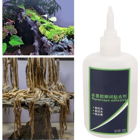 Schnelltrocknender Klebstoff für Aquascaping – Ideal für Steine, Wurzelholz und Wasserpflanzen – Perfekt für Aquarien und Terrarien – 2 Jahre haltbar (1/5)