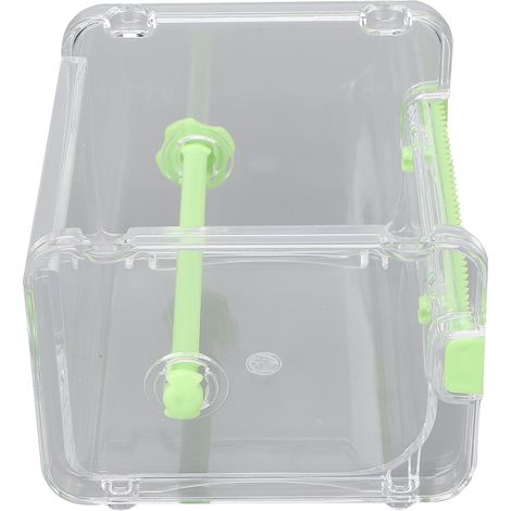Dispenseur de ruban adhésif avec coupeur intégré - Support pratique pour bureau, école et maison (1/5)
