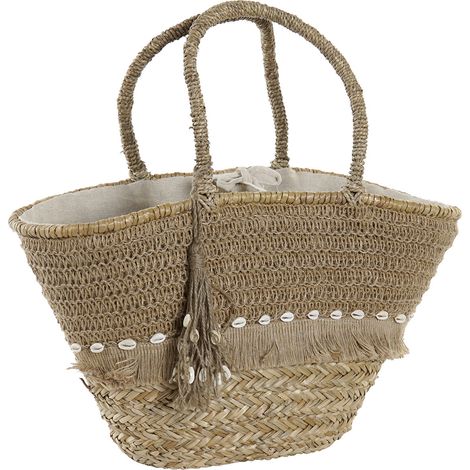 Bolso Seagrass Yute 53X15X51,5 40942,5 Conchas BO204058
