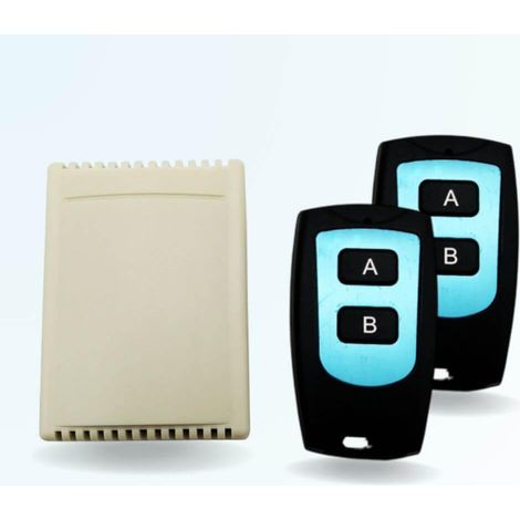Module double relais avec 2 télécommandes 2 boutons NEO2 (1/3)