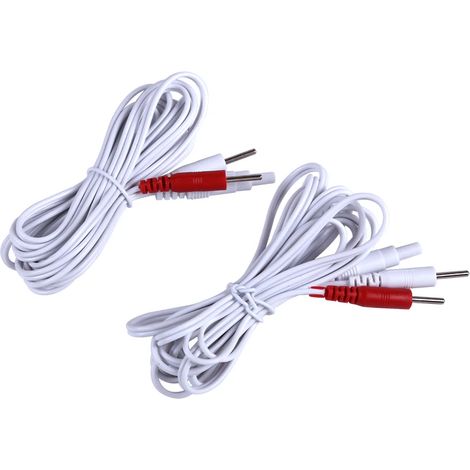 Standard-Elektrodenanschlusskabel für TENS/EMS-Muskelstimulatoren, Massagegeräte und digitale Therapiegeräte05519-AquaForge