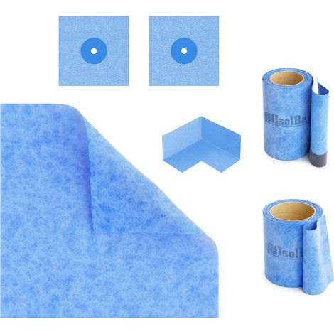 Isolbau Dichtset Dichtband 5m Bandset Bad Dichtmanschetten Dusche Innenecke (1/5)