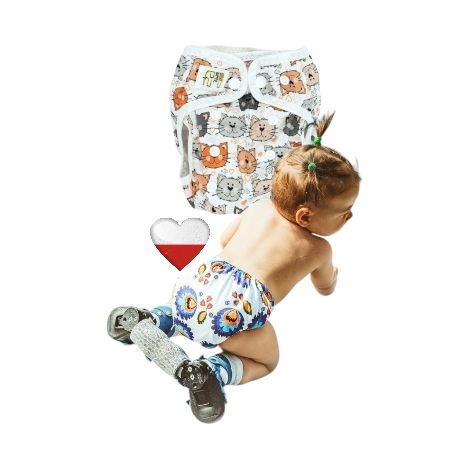 Copripannolino riutilizzabile in PUL per gatti NappiMe (1/5)
