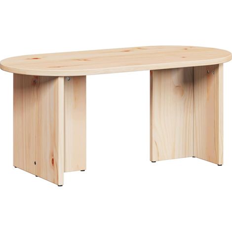 Maison Exclusive - Couchtisch Natur 80 x 39,5 x 35 cm Massivholz