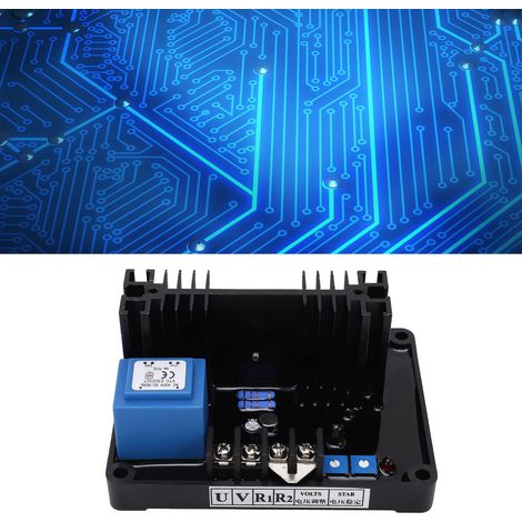Régulateur de tension AVR stabilisateur DX-8E pour générateur à balais 400 V CA (1/5)