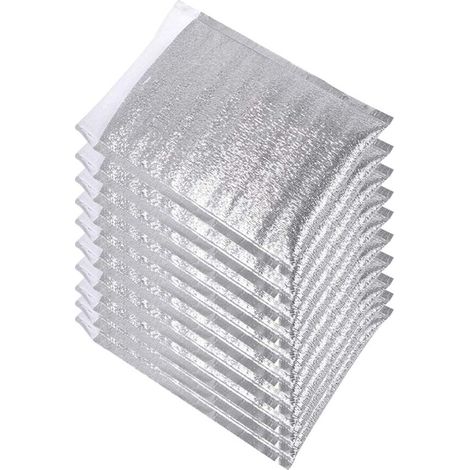 de 10 sacs isothermes réutilisables en aluminium pour la