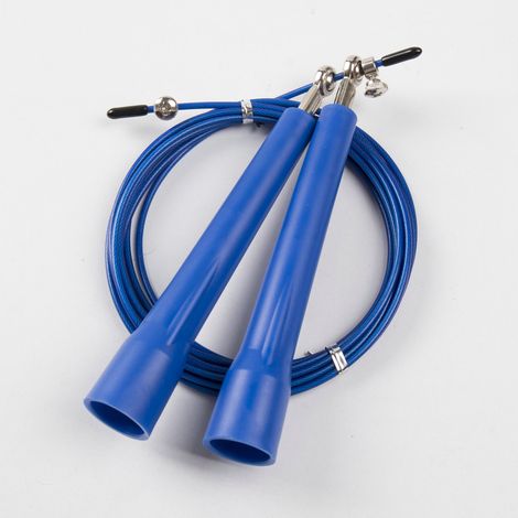 Corde à Sauter - Câble en Acier Inoxydable avec Roulements à Billes - Ajustable pour Entraînement CrossFit Boxe MMA Fitness Maison - 1 Pièce (1/5)
