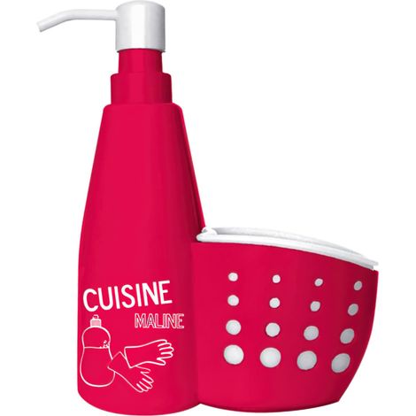 JE CHERCHE UNE IDEE CMKB5600 Dispenser con Supporto, Plastic, Viola/Rosa/Blu/Verde, 15 x 7 x 20.5 cm (1/5)