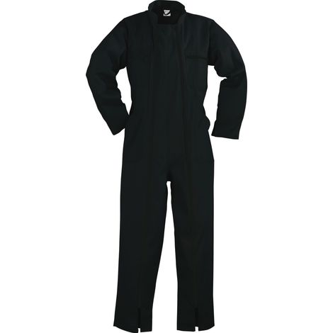 Würth Modyf – Combinaison de protection double zip noire M – Col officier – Taille élastiquée – Poches multiples pour outils