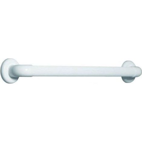 Corrimano lineare in plastica bianco - cm 45