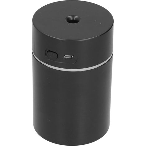Leiser Mini-USB-Luftbefeuchter fürs Auto, Luftreinigender Nebel, Nachfüllbarer Nebelbehälter, Schwarz, Kompaktes Design (1/5)