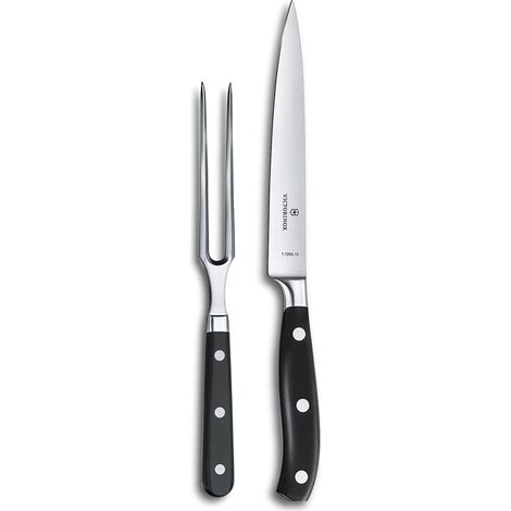 Victorinox, set di 2 coltelli per sfilettare Grand Maître in confezione regalo, nero (1/5)