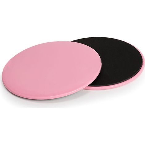 Disque De Glisse - Double Face Pour Exercice Fitness Sol Moquette Ou Parquet - Lot De 2 (1/5)