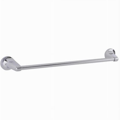 Porta Asciugamani Portasciugamani Cromato 40 Cm Maniglione A Parete Bagno 79812 (1/5)