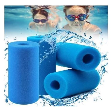 Filtres de Piscine - Intex - Type A - Réutilisables - Éponge - 100x200MM (1/4)