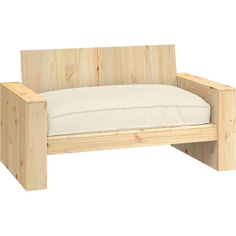 Maison Exclusive - Kissen Creme 120 x 80 x 12 cm Oxford-Stoff